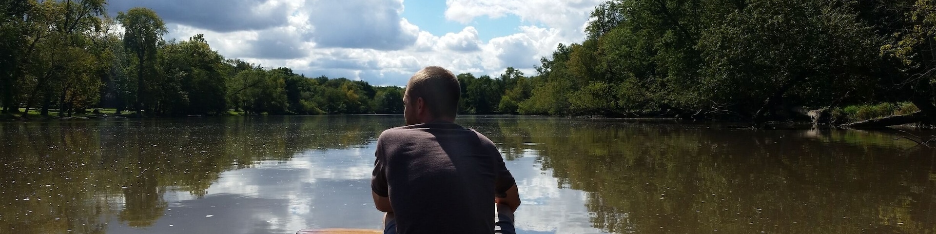 Floating down the Kankakee River in Momence, IL. So beautiful and quiet.