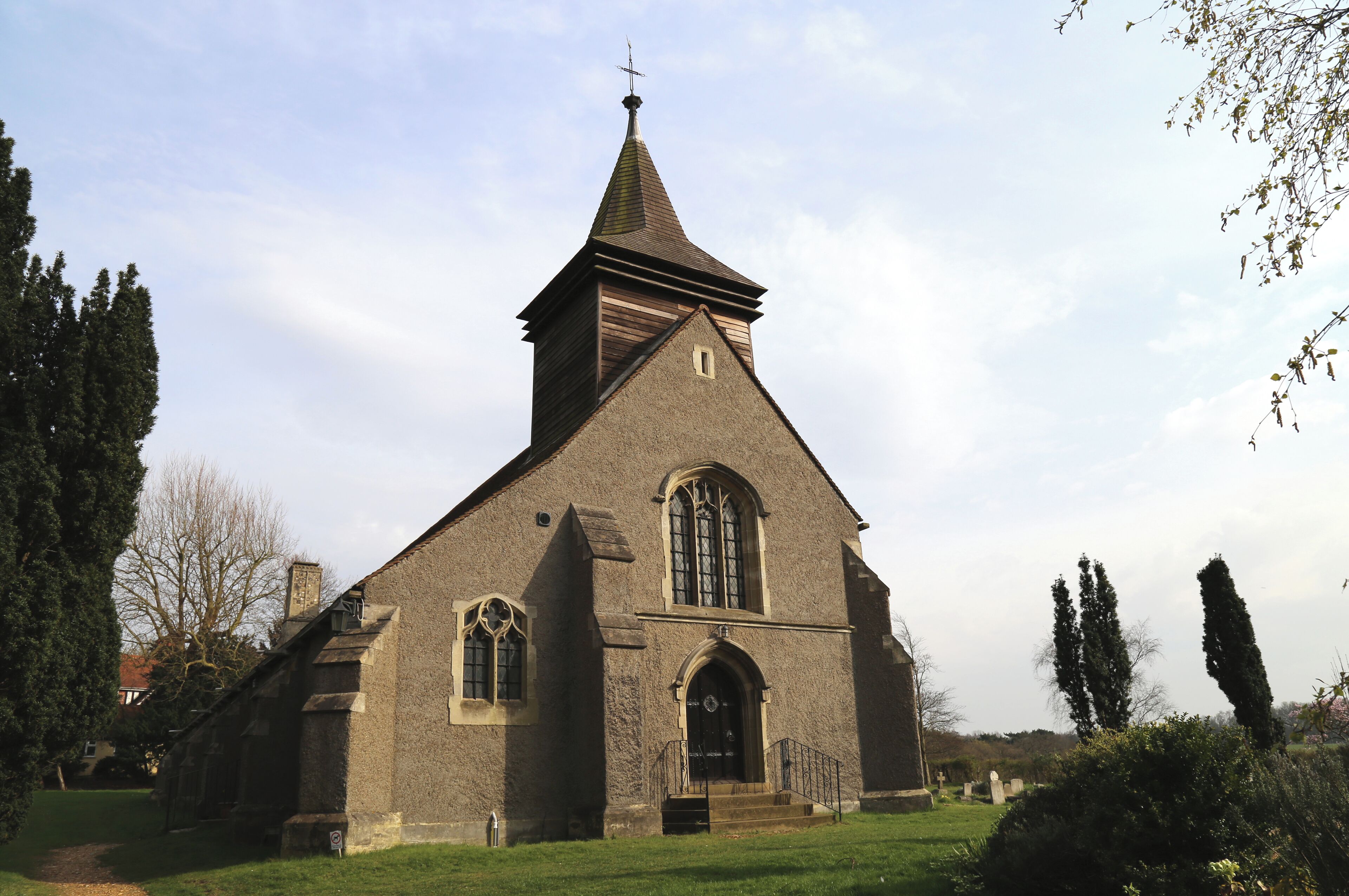 Church of St Thomas, Upshire, Essex, England - from the north-west