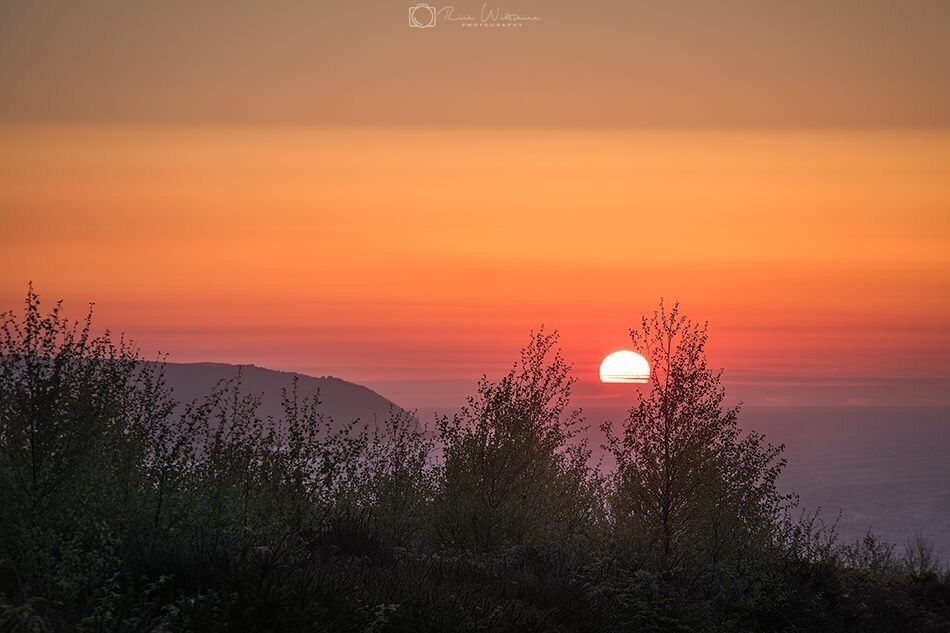 As the sun goes down - Captured at Staple Hill on the Quantock Hills 