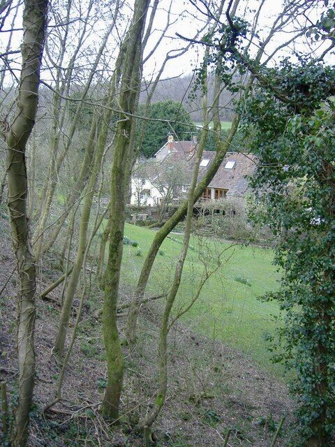 Mill house, Hallatrow Sandwiched between the two abandoned railway lines that once formed Hallatrow Junction.
