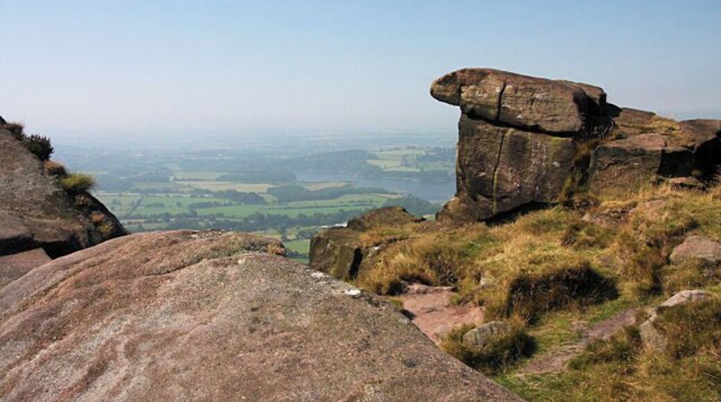 Rock outcrop on Hen Cloud There are a number of rocky outcrops near the summit of Hen Cloud.