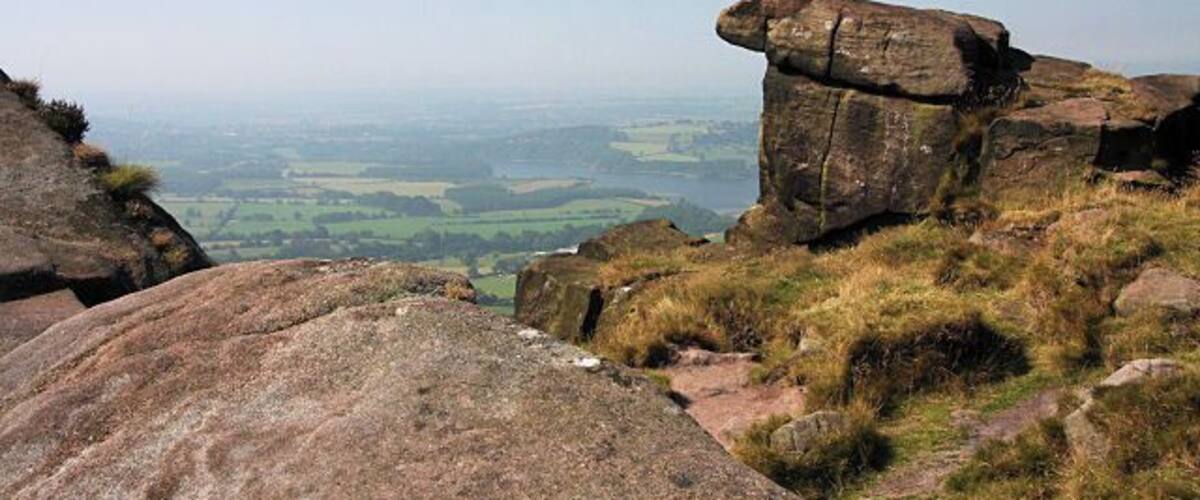 Rock outcrop on Hen Cloud There are a number of rocky outcrops near the summit of Hen Cloud.