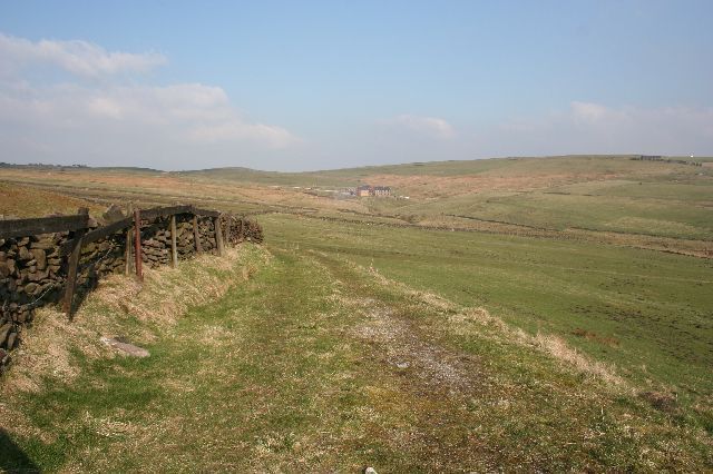 Wilson Knowl From the junction of the road and footpath to the west.