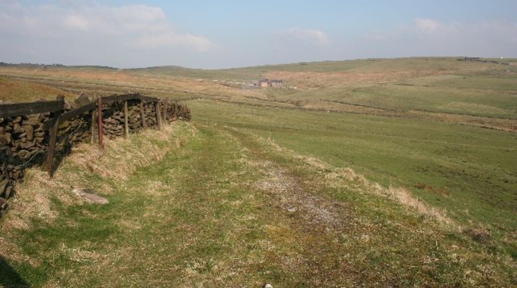 Wilson Knowl From the junction of the road and footpath to the west.