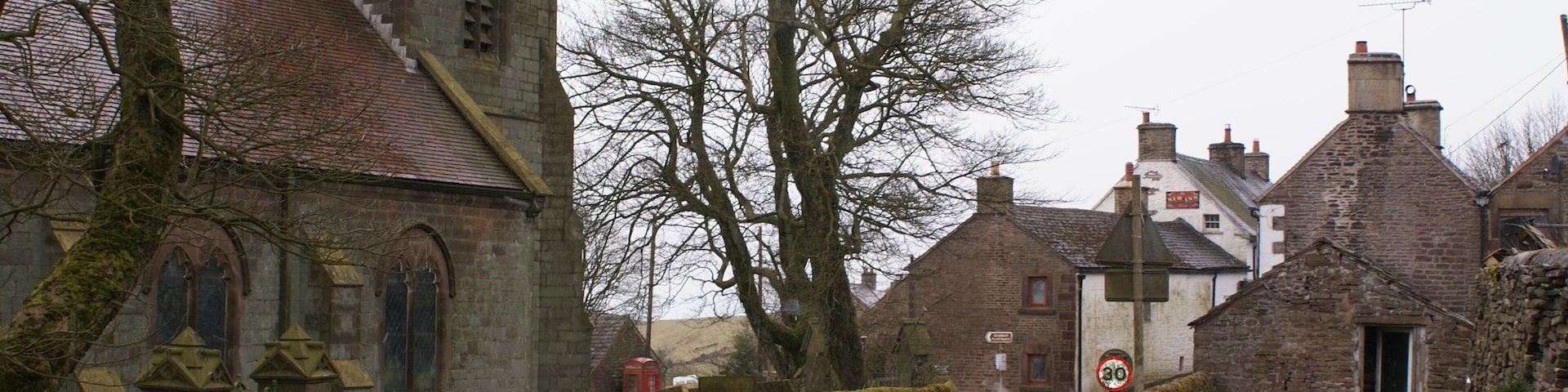 The village of Flash, Staffordshire, England