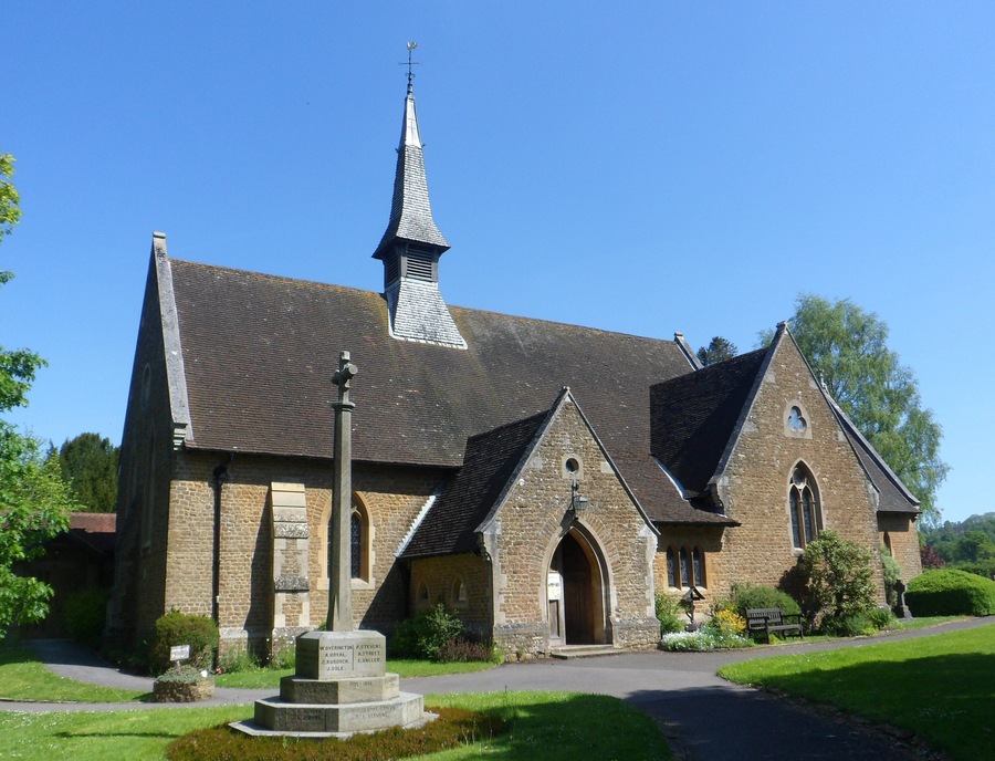 Christ Church, Cranleigh Road, Shamley Green, Borough of Waverley, Surrey, England.