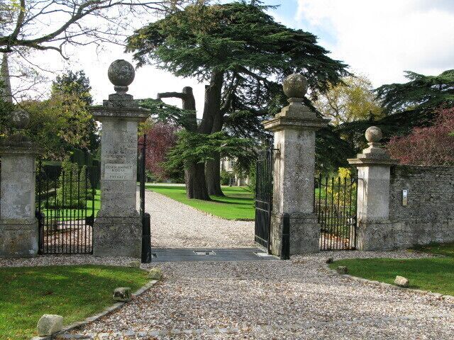 Entrance to Down Ampney House