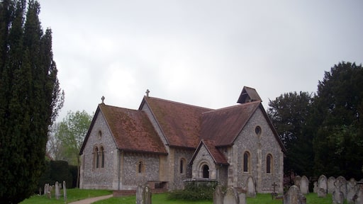 Church of St. John the Baptist in Itchen Abbas, Hampshire, England.