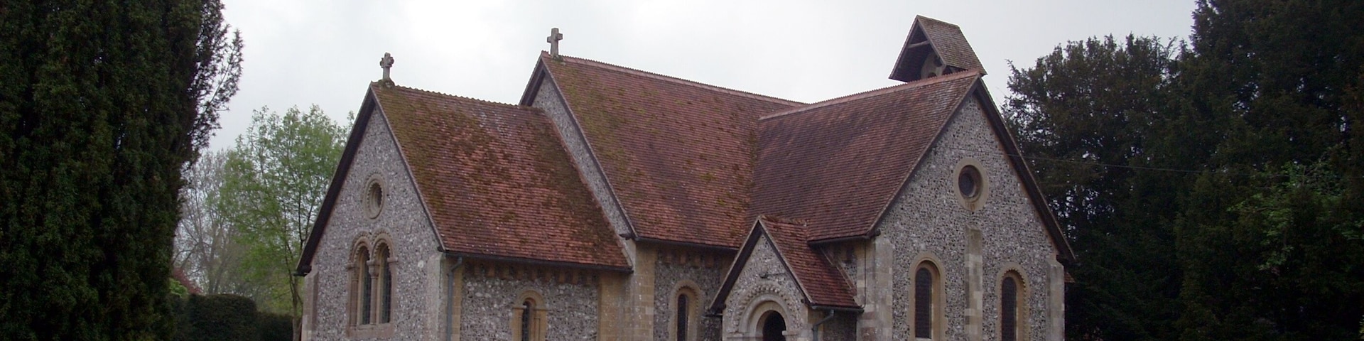 Church of St. John the Baptist in Itchen Abbas, Hampshire, England.