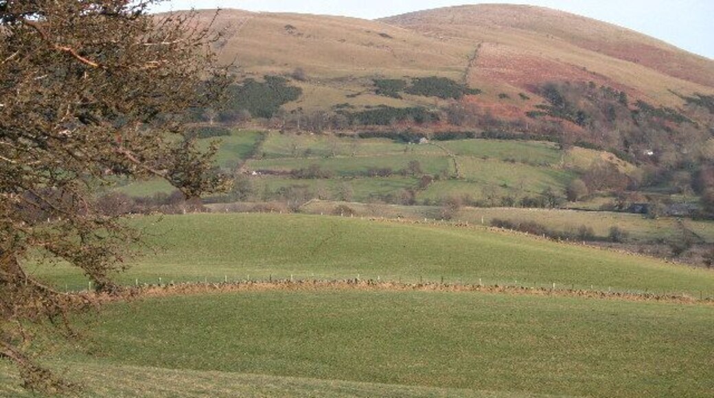 Matterdale Rigg. Gentle green pastures