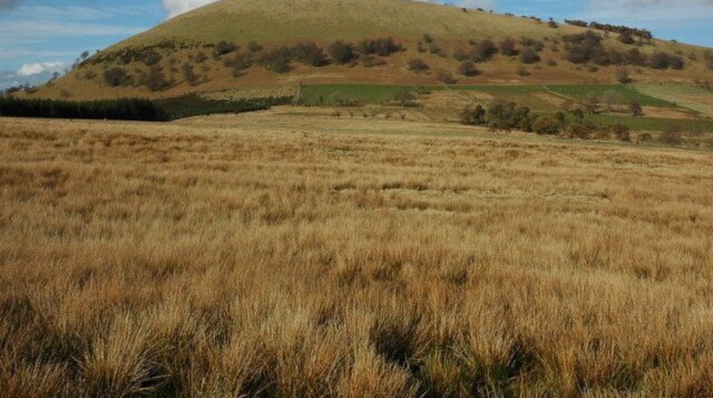 Great Mell Fell The lakeland outlier, Great Mell Fell viewed from the A509 to the north of Rushmire.