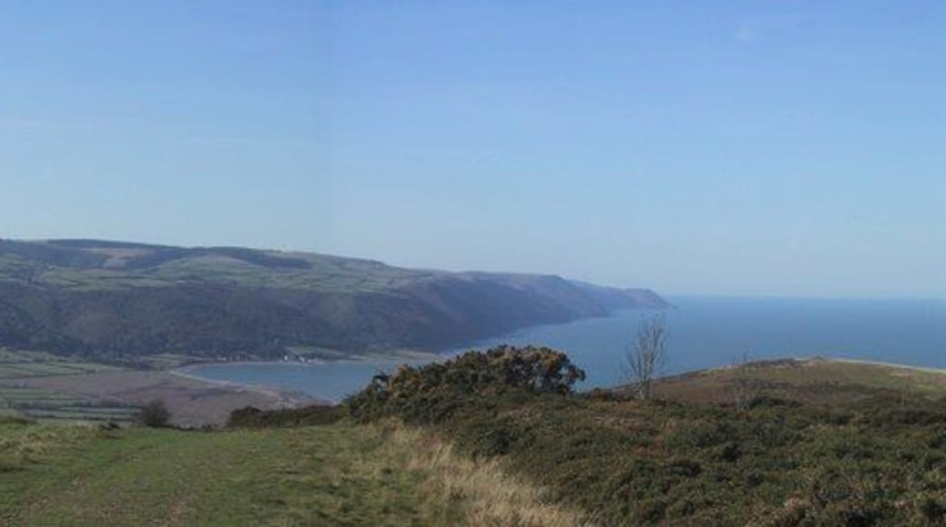 Towards Porlock from Selworthy Beacon