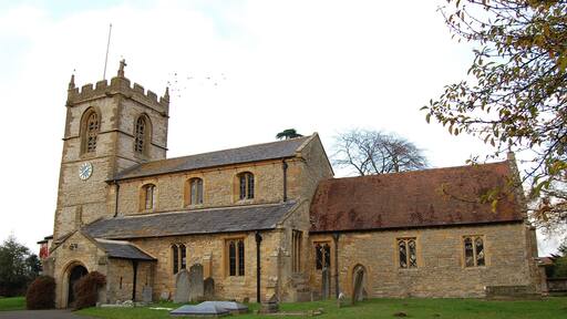 Grade I listed. Parts of the Chancel date from 1100, the tower is 12th C, a spire was planned, but never carried out. The rest of the church is 14th C. Restored in 1893. Lady Chapel in South arcade, with glass from late 13th C. There is a stone cross recovered from the window sill in the south aisle, believed to be from about 800 AD. The church contains two fine tombs to the Dingley family.