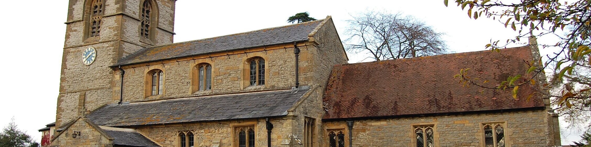 Grade I listed. Parts of the Chancel date from 1100, the tower is 12th C, a spire was planned, but never carried out. The rest of the church is 14th C. Restored in 1893. Lady Chapel in South arcade, with glass from late 13th C. There is a stone cross recovered from the window sill in the south aisle, believed to be from about 800 AD. The church contains two fine tombs to the Dingley family.