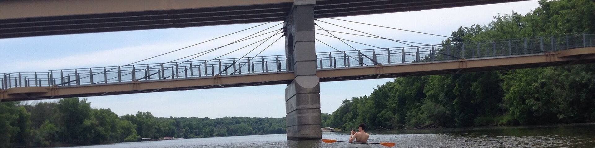 Near St Charles on "Fox River Canoe and Kayak"