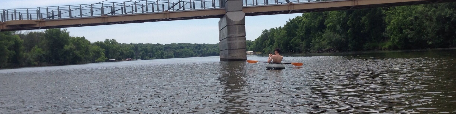 Near St Charles on "Fox River Canoe and Kayak"