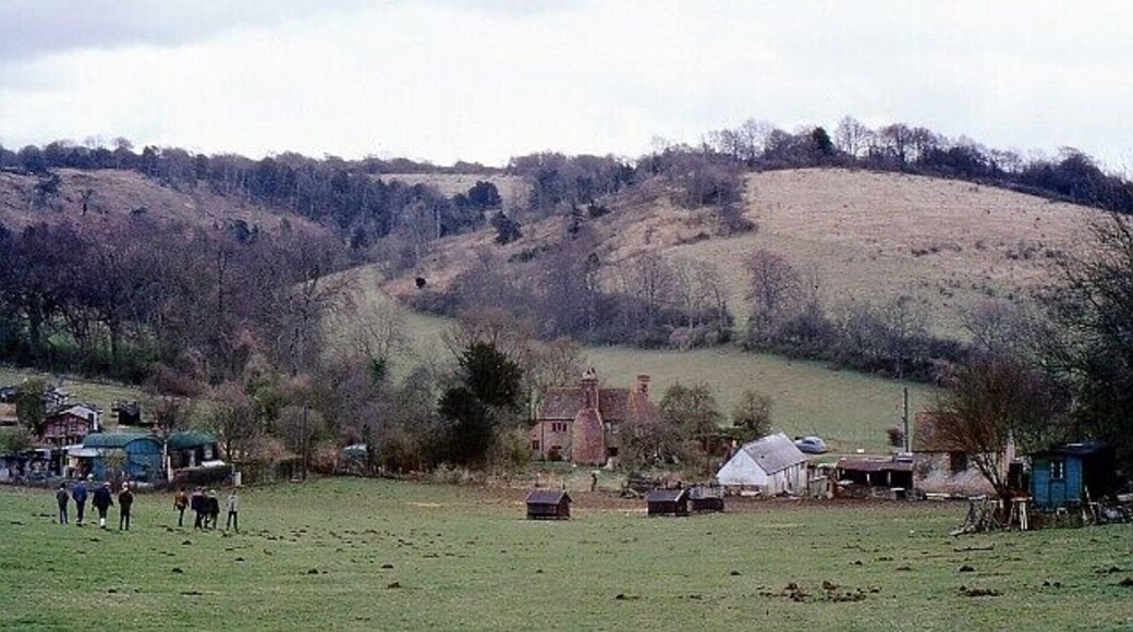 Colekitchen Farm, Gomshall Taken on a very cold Easter in 1967.