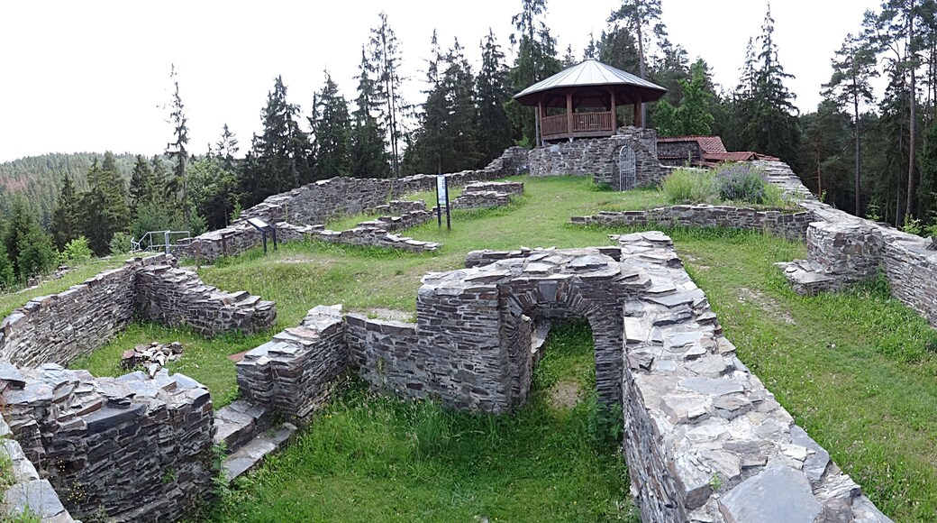 Wysburg, Blick zur Hauptburg