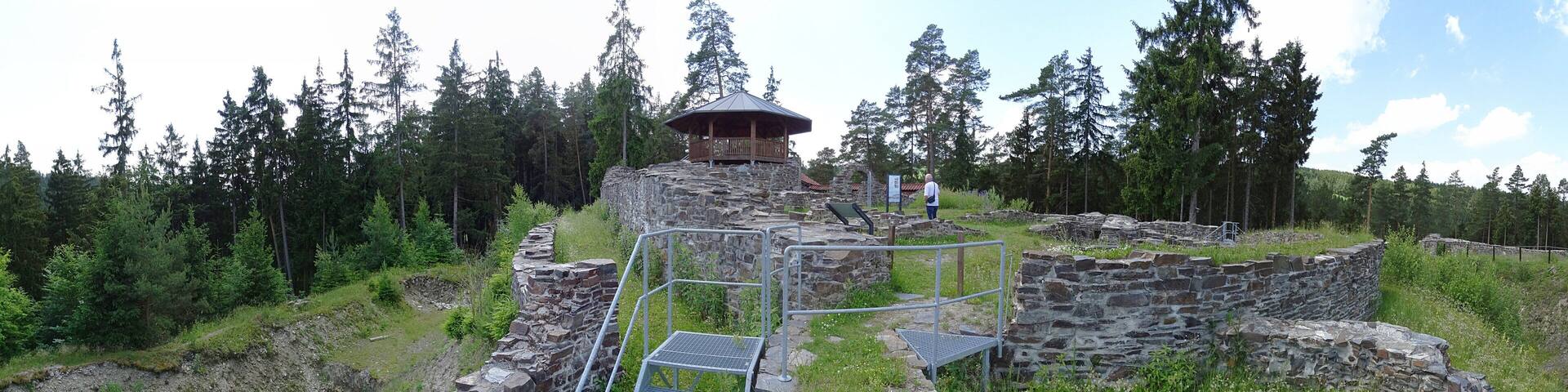 Wall, Graben und Mauern der Wysburg