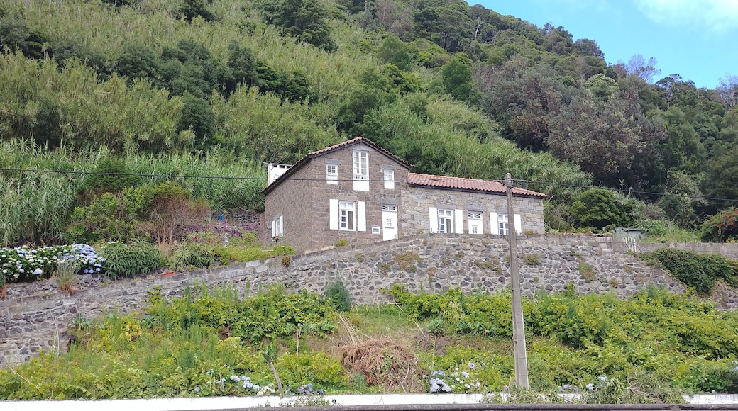 Faial Da Terra. Little town with about 400 inhabitants. I love stone houses.