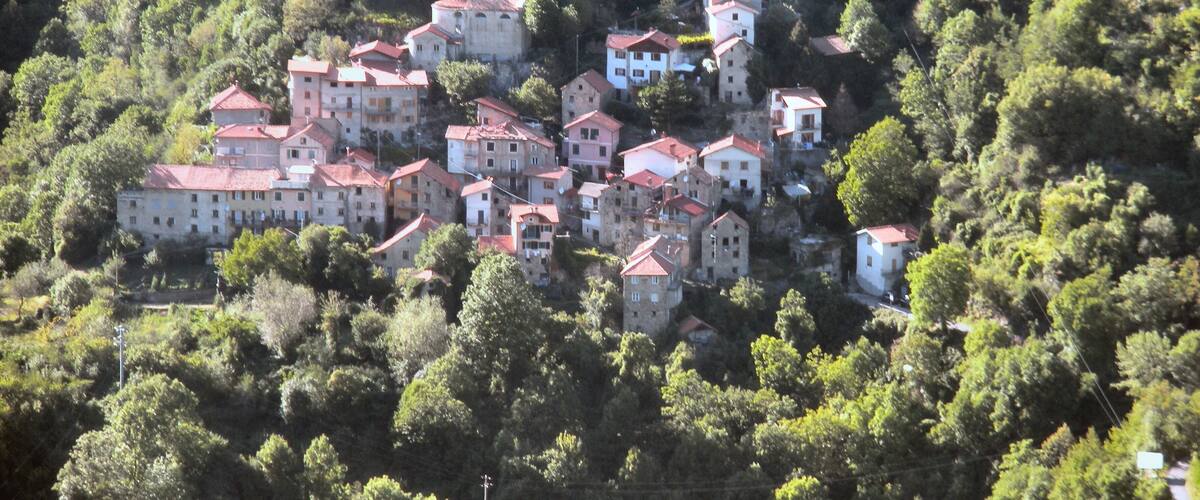 Valbrevenna (province of Genoa, Italy), the village of Mareta