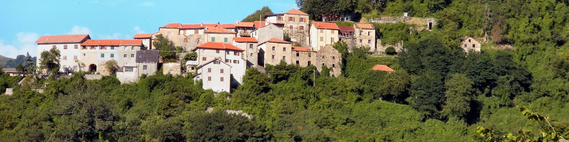 Valbrevenna (province of Genoa, Italy), the village of Cerviasca