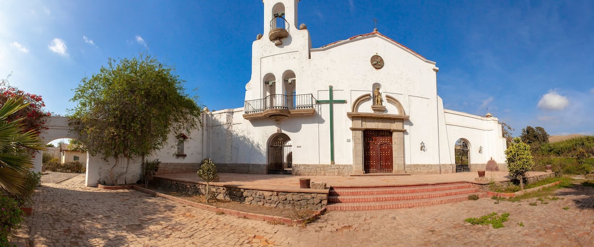 Old Rontoy hacienda in the city of Huaral, Lima Peru