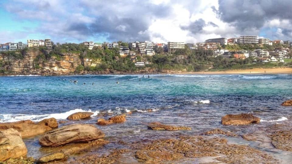 Freshwater Beach on Sydney's North Shore. The beach is a short walk from Freshwater Village.