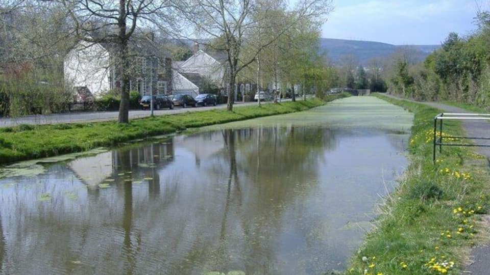 Monmouthshire and Brecon canal At this point, runs parallel with Ty-Coch Lane.