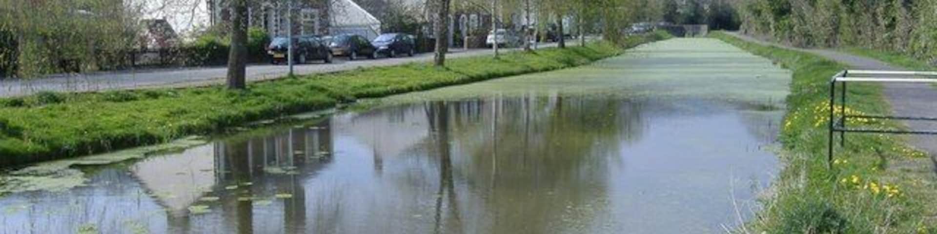 Monmouthshire and Brecon canal At this point, runs parallel with Ty-Coch Lane.