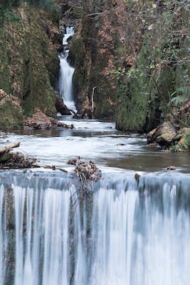 Lower falls at Alva glen