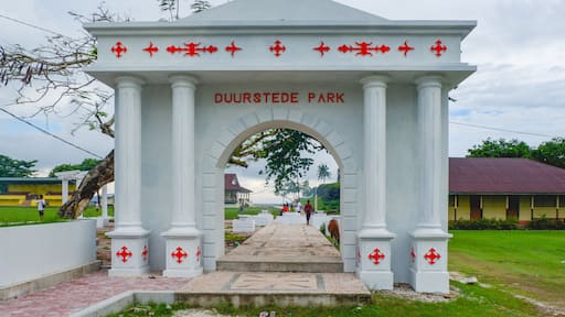 The Landmark of Duurstede Park in Saparua Island, Central Maluku, Indonesia