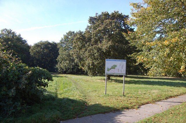 Thundersley Great Common This is taken from Kingsley Lane at the northern end of the common.