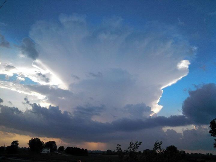 NW of us (Colfax/Mitchellville).  