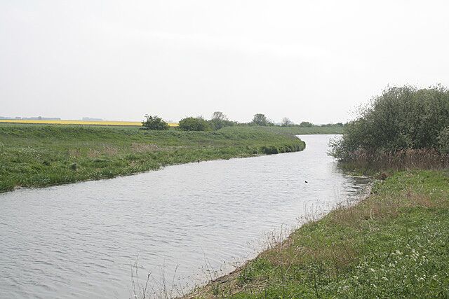 The Kyme Eau near Chapel Hill This is a natural watercourse, improved for drainage and navigation (since abandoned), and is the continuation of the River Slea.