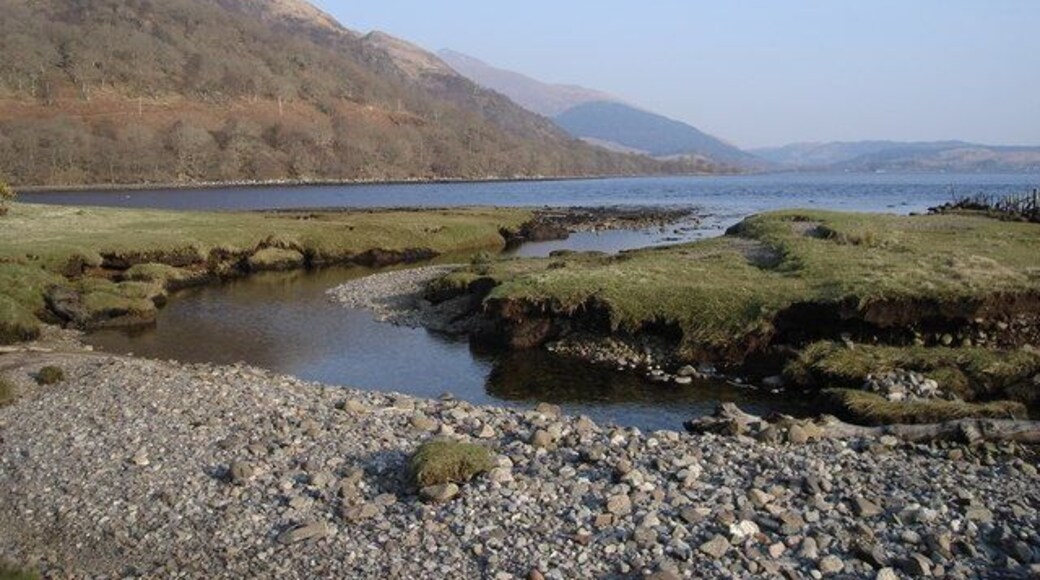 The mouth of Blarcreen Burn