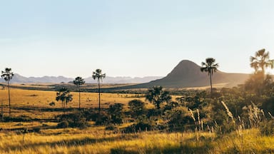 Sunrise Over Brazilian Alitplano National Park Landscape