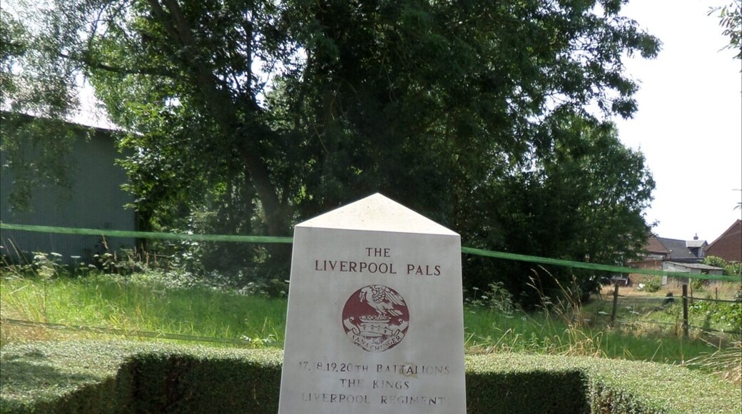 The monument to the Liverpool Pals.
https://en.m.wikipedia.org/wiki/Liverpool_Pals