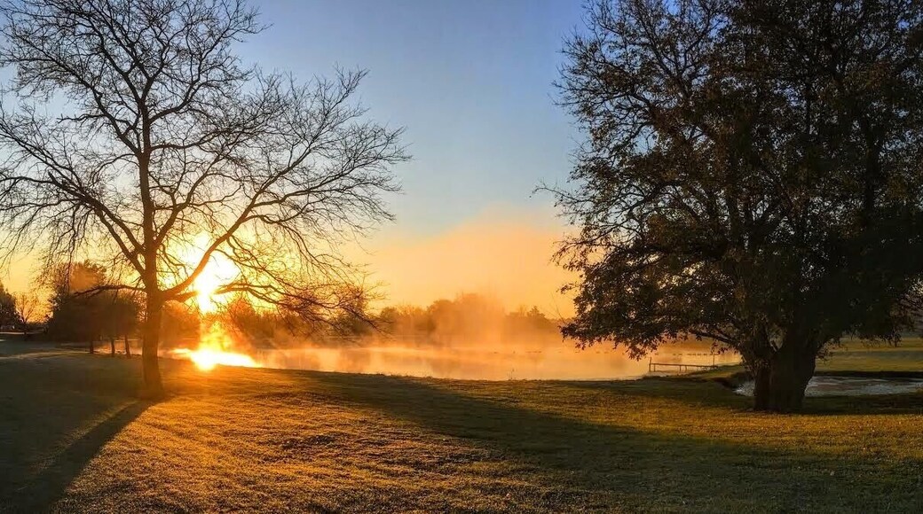 A late fall sunrise in Basehor, Kansas