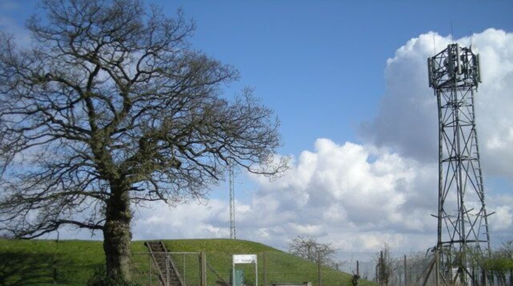 Reservoir & phone mast