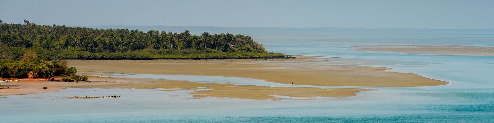 Coast of an island, Bissagos Archipelago (Bijagos), Guinea Bissau. UNESCO Biosphere Reserve