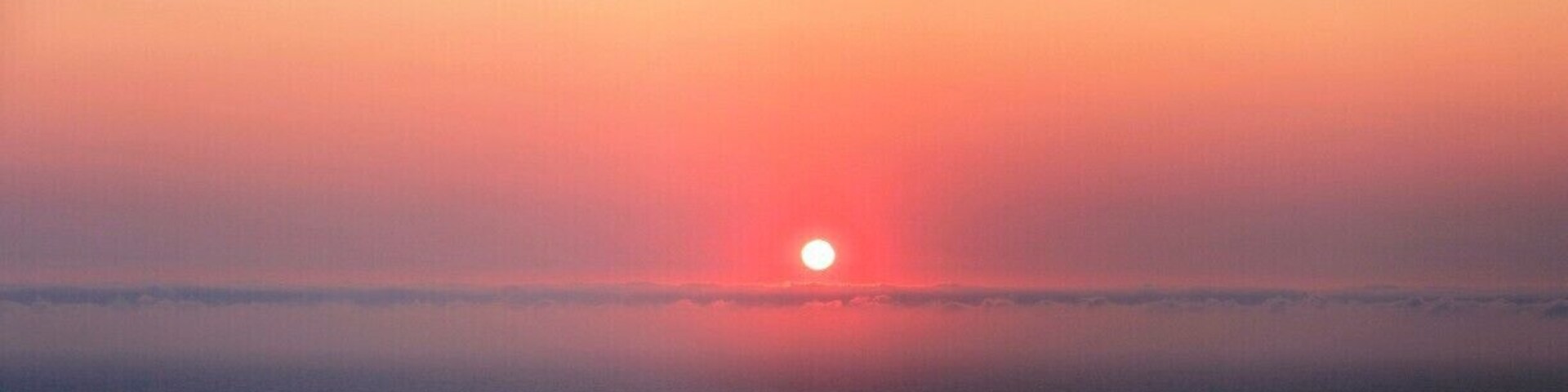 Sunrise over the Indian Ocean from Jupiter Hill (so called, because one of the other volunteers thought the red light on top of the telephone mast was Jupiter on one of the first nights)