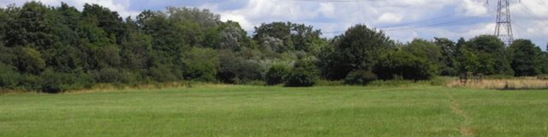 Pasture, Manningford Abbots A public footpath can be seen faintly making its way towards the road from the church.