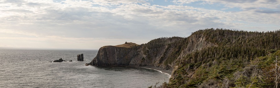 Coastline of Skerwink Trail, Trinity, Newfoundland, Canada