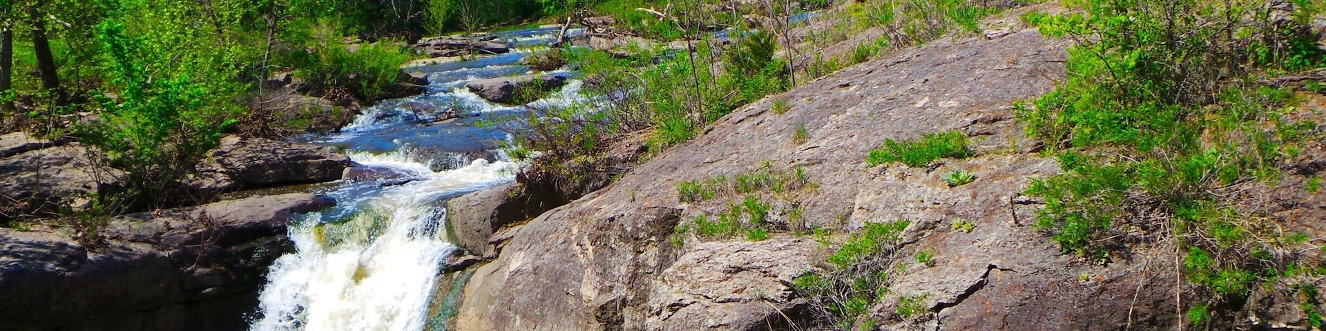 Great falls. Near Sedan KS, at Red Buffalo Ranch