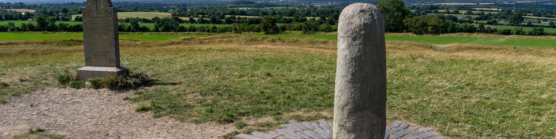 The Stone of Destiny on the Hill of Tara in County Meath in Ireland