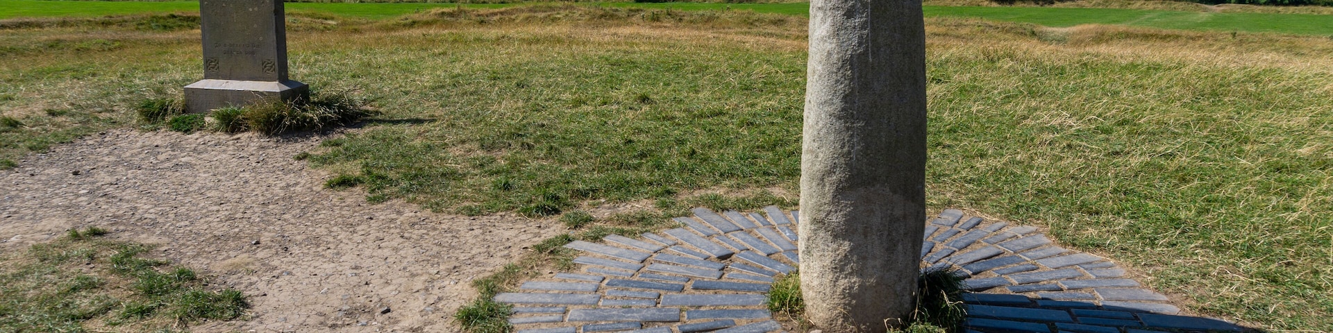 The Stone of Destiny on the Hill of Tara in County Meath in Ireland