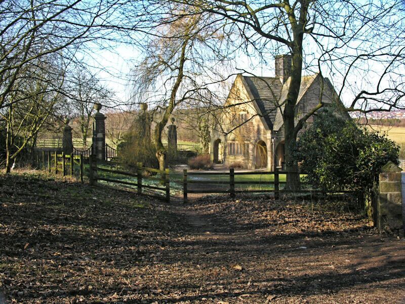 Gate Lodge The old gate lodge now Tea Rooms within the Shipley Country park