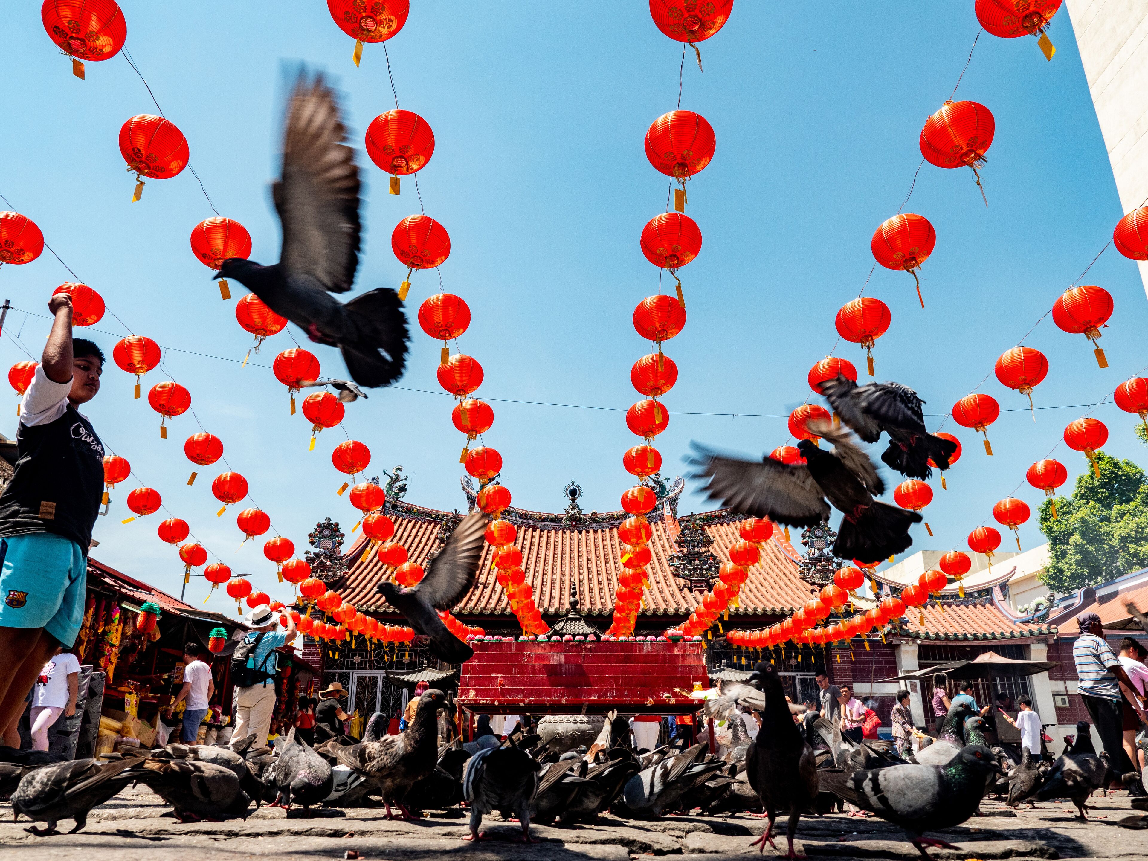 Guan Ying Penang Temple ,.Chinese people