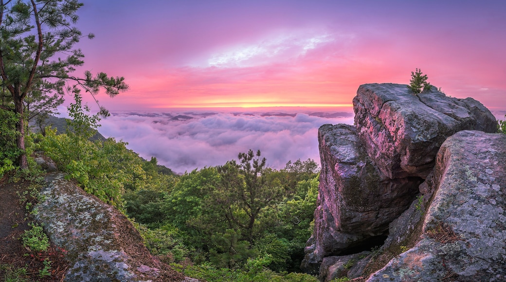 Pine Mountain Trail, High Rock sunset, Kentucky